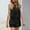 Black, variant on Oplxuo Womens Summer Jumpsuits 2025 Casual Ruffle Chiffon Sleeveless Rompers