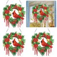 thumbnail image 2 of Juego 3 Coronas Decorativas para Pared Con Forma Especial (cardenal), 2 of 2