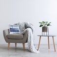 thumbnail image 3 of Stupell Industries Vivid Blue Boho Ikat Printed Throw Pillow Design by Ellie Roberts, 3 of 6