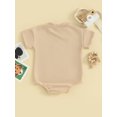 thumbnail image 4 of Suealasg Western Baby Boy Girls Romper Short Sleeve Cow Head Pattern Bodysuit 3M 6M 12M 18M Newborn Boy Girls Summer One Piece Clothes, 4 of 9