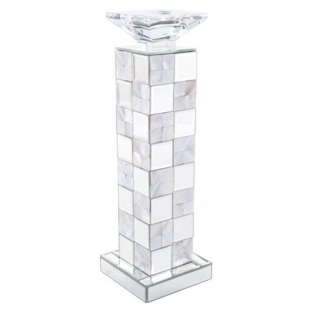 Portavela Kessa Muebles Squares Grande - Plata