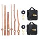 thumbnail image 1 of 2Pcs Clock Movement Mechanism with 12 Inch Walnut Hands Clock Kit Mechanism for DIY Wall Clock Repa, 1 of 5