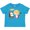 Turquoise, variant on Inktastic Artist Girl with Easel Girls Toddler T-Shirt