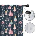 thumbnail image 4 of Blackout Kids Curtains,Dark Blue Princess Castle Night Pattern Childrens Insulated Curtains Set Of 2,Bedroom Essentials,Toddler Room Decor 42"x54", 4 of 5