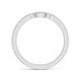 thumbnail image 2 of ANGARA Lab Grown Prong-Set Diamond Curved Wedding Ring for Women in 14K White Gold (Size-1.2mm| Color-F-G| Clarity-VS) | April Birthstone, Anniversary, Jewelry Gift for Women | Lab-Grown Diamond Ring, 2 of 4