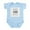Sky Blue, variant on CafePress - Barcode Baby 3 Of 3 Creeper Bodysuit - Baby Light Bodysuit, Size Newborn - 24 Months