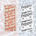 thumbnail image 3 of Individual Salt and Pepper Packets - 200 of Each - Great for Picnics, Tailgating, on the Go, or Just to Keep in the Drawer at Home (400 Total), 3 of 8