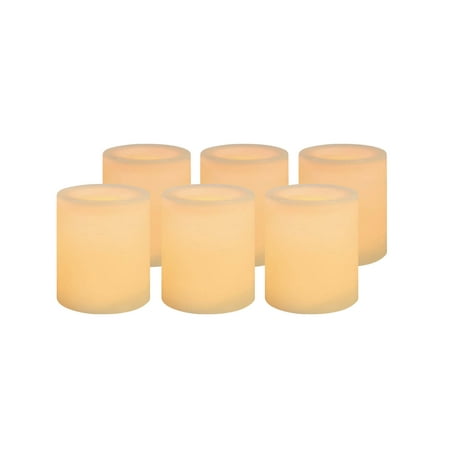 candles inglow votives flameless wax covered pack