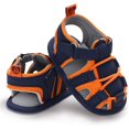 thumbnail image 5 of Isbasic Infant Baby Boys Girls Summer Beach Sandals Breathable Athletic Anti-slip Soft Sole Newborn First Walker Crib Shoes, 5 of 7