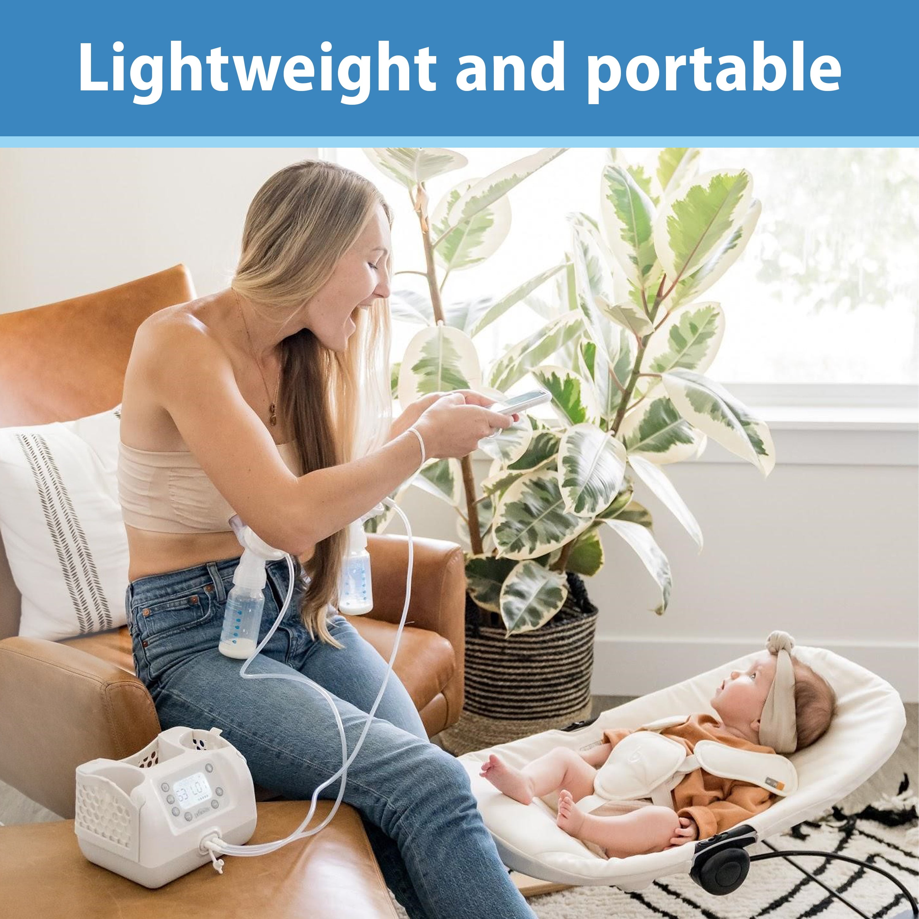 Dr. Brown's Custom Flow Hospital Strength Double Electric Breast Pump with Adjustable Settings
