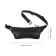 thumbnail image 4 of Riñonera portátil negra, elegante y casual, para el pecho, duradera, tipo bandolera, ajustable, deportiva, con conector para auriculares para hombre., 4 of 6
