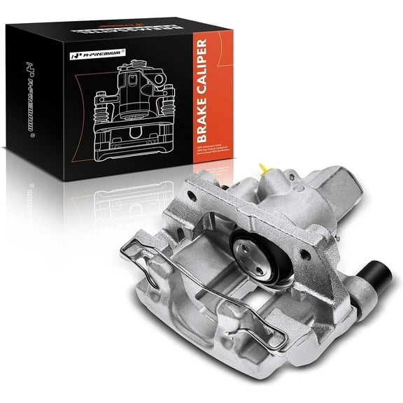 A-Premium Disc Brake Caliper Assembly with Bracket Compatible with Volvo C30 2008-2013 C70 2006-2013 S40 2004-2011 V50 2005-2011 Rear Right Passenger Side