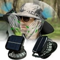 thumbnail image 3 of Solar Hat with Fan,Solar Hat with Built in Fan for Women,Outdoor Wide Brim Sun Hat with Solar Fan,Solar & USB Charging,Outdoor Fishing Hat,Hat with Fan,Solar Fan Hat Upf50+, 3 of 6