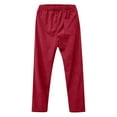 thumbnail image 3 of Juslio Womens Pants Plus Size Corduroy Comfortable Elastic Waist with Pockets Straight Pants, 3 of 9