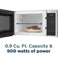 thumbnail image 3 of GE Countertop Microwave Oven, 900-watt 0.9 Cu. Ft, Stainless Steel, 3 of 6