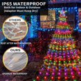 thumbnail image 3 of Luces navideñas XCF para exterior con adorno de estrella 290 leds multicolor, 3 of 4
