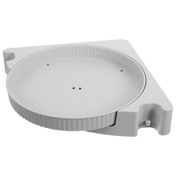 unbranded Estante De Para Pared Giratorio Claro Con Base Estable Para Organizador De Especias Y Cosméticos