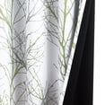 thumbnail image 6 of Decoultimatex Green White Tree Blackout Curtains for Living Room Noise Reducing Grey Curtains, 52" x 63" (2 Panels ), 6 of 6
