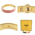 thumbnail image 5 of Pre-Owned FENDI Bangle Metal Black x Pink Gold Women's 56003a, 5 of 5