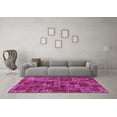 thumbnail image 3 of Ahgly Company Indoor Rectangle Abstract Pink Modern Area Rugs, 8' x 12', 3 of 4