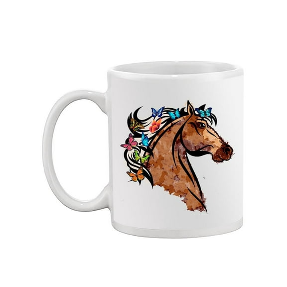 Portrait Of A Horse Mug - SPIdeals Designs,