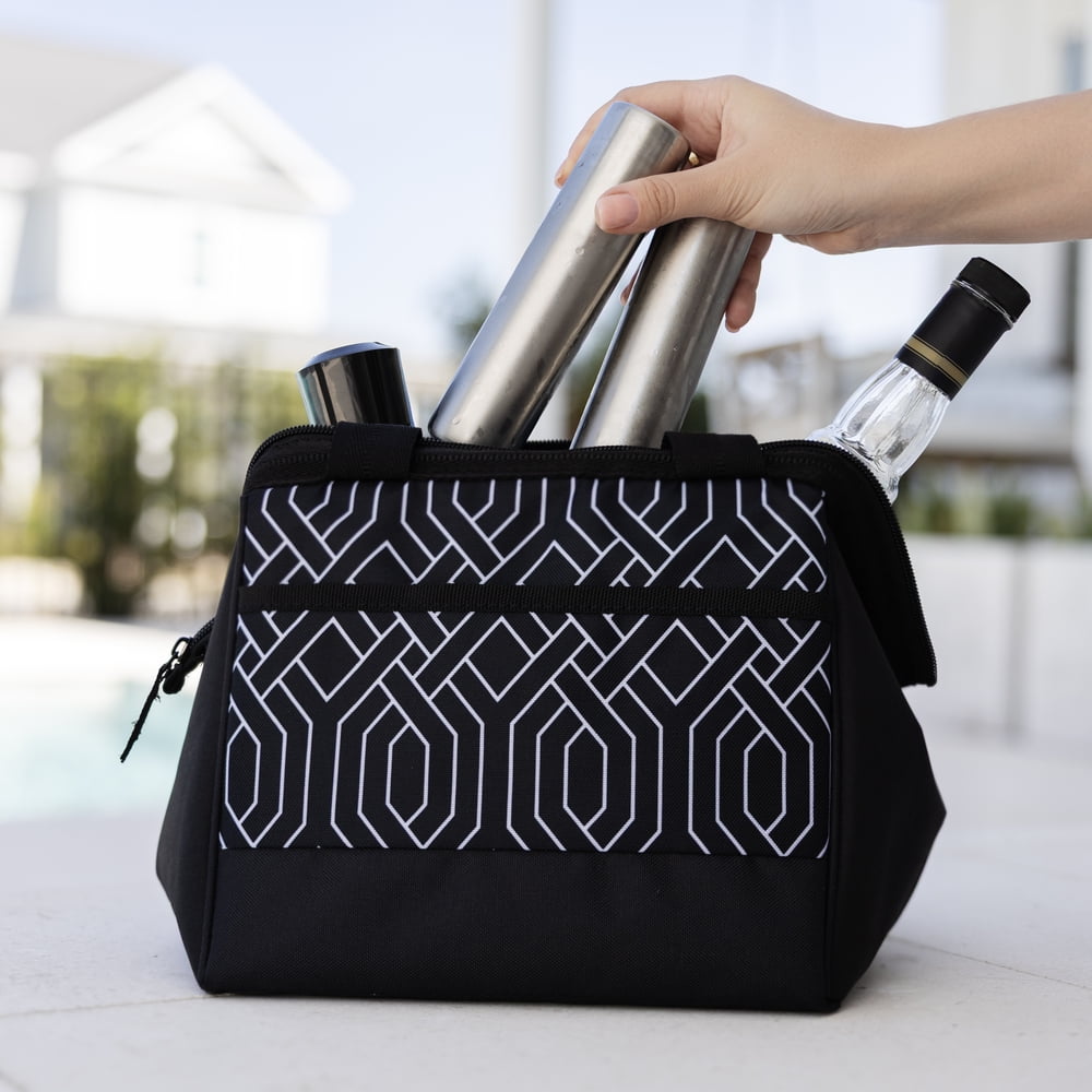 Outset Stainless Steel Cylinder Ice Packs, Set of 2 Reusable Travel Coolers, 6.3" x 1.6” Ideal For Lunch Boxes