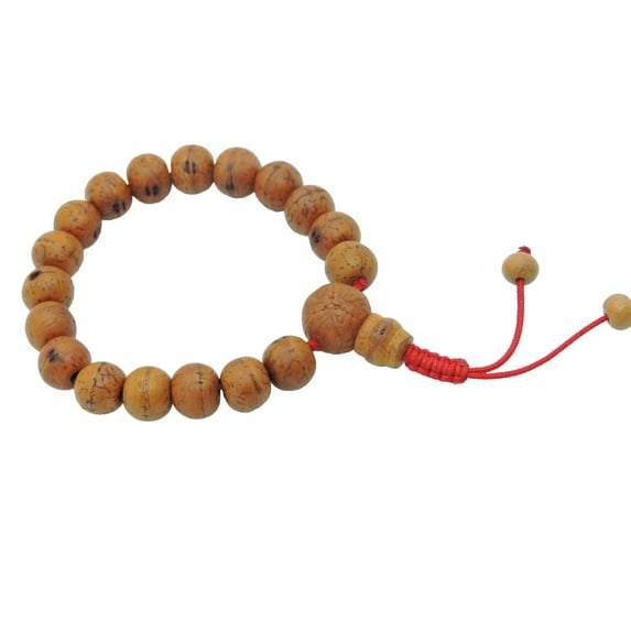 Tibetan Mala Bodhi Seed Wrist Mala with Guru Bead (Adjustable) BSM-23