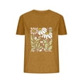 thumbnail image 2 of Aloohaidyvio Graphic T Shirts for Women,2024 Women's Summer Boho Floral T Shirt Cute Vintage Graphic Loose Tees Spring Crew Neck Short Sleeve Casual Tops, 2 of 4