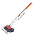 Jungdeepe Car Wash Brush With Long Handle Microfiber Car Wash Mop Long
