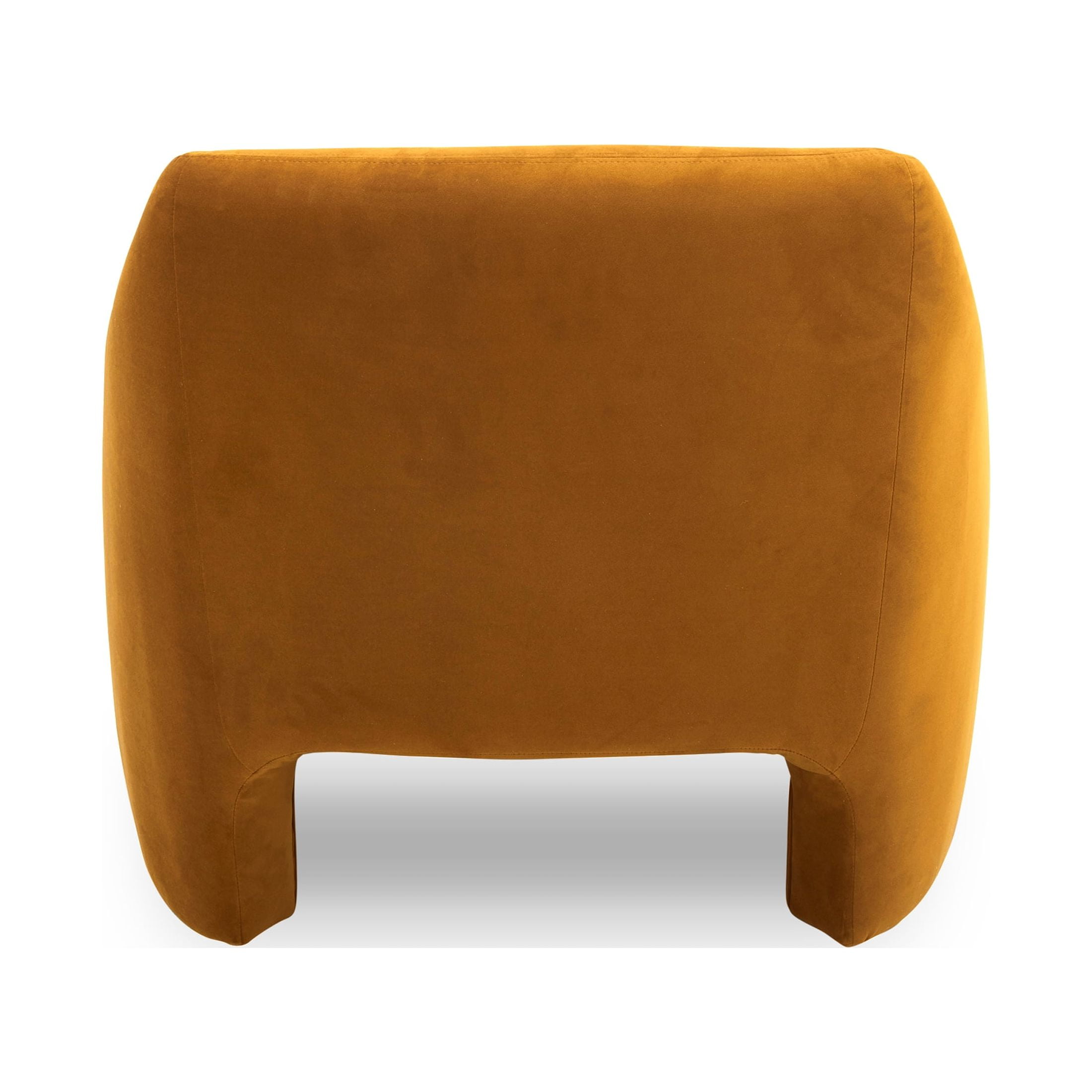 Better Homes & Gardens Emerson Curvy Accent Chair, Ochre Velvet
