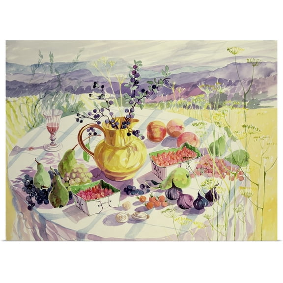 Great BIG Canvas | Rolled Elizabeth Jane Lloyd Poster Print entitled French Table