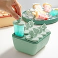 thumbnail image 2 of AKEGAMN Ice Children's Ice Box Home Popsicle Popsicle Homemade Ice Cube Sorbet Ice Tray, 2 of 6