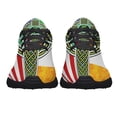 thumbnail image 5 of St Patrick's Day American flag Irish Celtic Cross Shoes Sneakers Black Size 3.5, 5 of 7