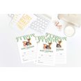 thumbnail image 3 of Inkdotpot 30Jungle Animals Baby Shower Invitation Cards Gender Neutral Fill In Blank Invites, 3 of 7