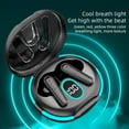 thumbnail image 5 of Wireless Bluetooth Headset 5.4 In Ear LED Display Power Cool Headphones Built In Microphone Immersive Sound Headset With Charging Case, 5 of 9