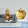 thumbnail image 2 of Majestuosa escultura de león en resina. Adorno de mesa coleccionable y artístico. Figura decorativa única para la oficina, el hogar, la estantería, el, 2 of 8