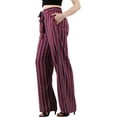 thumbnail image 2 of Ma Croix Womens Stripe Palazzo Pants, 2 of 7