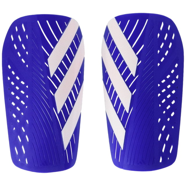 Espinillera Adidas Tiro Club, unisex, adulto, azul lúcido/blanco, talla M