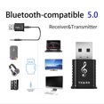 thumbnail image 4 of Gwong Electrónica Inalámbrico 2 en 1 USB V5.0 Audio Bluetooth adaptable Compatible con TV TV Transmisor Receptor, 4 of 6