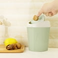 thumbnail image 5 of YOBOLK Trash Can Clearance Desktop Trash Can Shakes Cover Living Room Cute Debris Bucket Car Home Desk Restaurant Storage Tube Trash Basket Garbage Can, 5 of 6