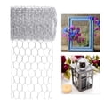 thumbnail image 4 of HLONK Chicken Net Wire with Mini Pliers and Gloves for Craft Projects Galvanized Hexagonal Wire Netting 0.1meter x 3meter, 4 of 7