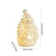 thumbnail image 3 of Herunwer Lighted Ceramic Christmas Tree Snowman Decor Gift Porcelain Ceramic Figurines with Lights for Table Centerpiece Mantel Tabletop Fireplace Xmas Holiday, 3 of 6