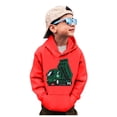thumbnail image 1 of WEAIXIMIUNG Chandails Garçons Col Rond Camion Dinosaure Manches Longues Chandail Tops Tees, 1 of 6