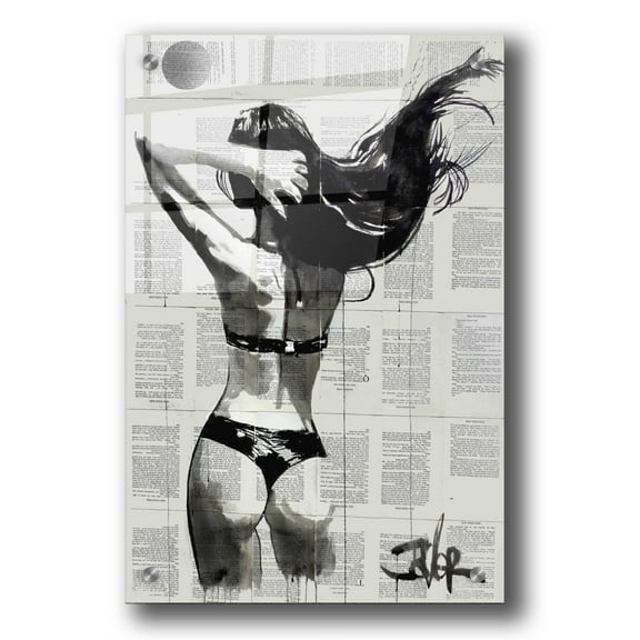 Epic Art 'In The Summertime' by Loui Jover Acrylic Glass Wall Art, 24"x36"