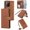 Brown, variant on Phone Case for Samsung Galaxy Note 20 Ultra 5G Wallet Cover With Tempered Glass Screen Protector Flip Zipper Card Holder Cell Note20 Plus Notes 20Ultra Note20+ U + 20+ Twenty Not S20 Rose Gold