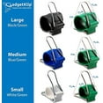 thumbnail image 2 of GadgetKlip Garden Clips: Re-usable, simple to use plant accessory for indoor/outdoor use with plants, garden tools, hoops, trellis + plant cages-6 clips- 2 Small White, 2 Medium Blue, 2 Large Black, 2 of 7