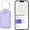 Light Purple, variant on Luggage Tags, Works with Apple Find My, Leather Luggage Tag for Suitcases, Travel Tags, Bag Tag, Suitcase Tag with Privacy Flap, Anti-Lost Smart Luggage Tracker, Travel Essentials