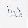 thumbnail image 4 of Inktastic Snowman Stickup with Hairdryer Boys or Girls Baby Bodysuit, 4 of 5
