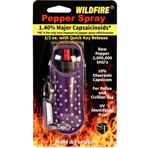 WildFire 1.4% MC 1/2 oz Halo Rhinestone Holster Purple