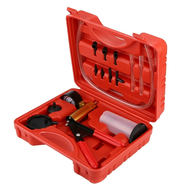 Kit De Prueba De Presión De Bomba De Vacío De Mano Automática, Herramienta De Prueba De Purga De Frenos Para Varios Tipos De Vehículos